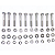 KIT 10 PARAFUSOS MEIA ROSCA PARCIAL SEXTAVADO INOX M8*50mm - Imagem 2