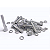 KIT 10 PARAFUSOS MEIA ROSCA PARCIAL SEXTAVADO INOX M8*60MM - Imagem 1