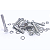 KIT 10 PARAFUSOS MEIA ROSCA PARCIAL SEXTAVADO INOX M8*60MM - Imagem 2