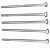 KIT 5 PARAFUSOS MEIA ROSCA  PARCIAL SEXTAVADO INOX M8*200MM - Imagem 2