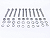 KIT 5 PARAFUSOS MEIA ROSCA PARCIAL SEXTAVADO INOX M10*60mm - Imagem 4