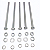 KIT 5 PARAFUSOS MEIA ROSCAPARCIAL SEXTAVADO INOX M10*150MM - Imagem 3