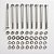 KIT 10 PARAFUSOS MEIA ROSCA PARCIAL SEXTAVADO INOX M6*70MM - Imagem 2