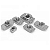 KTI 100 PORCAS MARTELO DESLIZANTE M5 SERIES 30 RANHURA EM T - Imagem 3