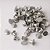 KIT 100 REBITES MACIÇOS EM ALUMINIO M3 3MM CABEÇA CHATA - Imagem 1