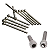 KIT 10 PARAFUSOS ALLEN INOX M5X60MM - 6CM QUALIDADE - Imagem 1