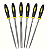 KIT 10 MINI FERRAMENTAS MADEIRA  AGULHA FORMAO AÇO CARBONO - Imagem 5
