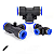 KIT 58 CONECTORES PNEUMATICOS BICO COMPRESSOR CONEXAO RAPIDA - Imagem 4