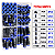 KIT 58 CONECTORES PNEUMATICOS BICO COMPRESSOR CONEXAO RAPIDA - Imagem 8
