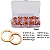 KIT 100 ARRUELAS DE COBRE m4 m5 m6 m8 m10 m12 m14 7 tamanhos - Imagem 2