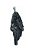 Pingente de Pedra Cianita Negra - Vassoura de Bruxa - Imagem 3
