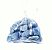 Quartzo Azul Pedra Rolada Saco com 100 gramas - Imagem 3