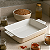 Travessa Retangular Clássica 32 cm Branco Le Creuset em Cerâmica Premium – Versatilidade e Elegância na Cozinha | Casa de Lila - Imagem 1