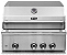 Churrasqueira Modena 28 Evol. Aço Inox 304, Grelha 8mm Inox 304, 3 Queimadores. Casting, 1 Rotisserie, 1 Infrared Back Burner-Bivolt - Imagem 2