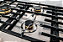 Cooktop á gás Filotop 75 cm, 5 queimadores profissionais a gás, emblema Tecno cromado, com queimador Dual Flame de 4.000 W, Tecno Professional -220V - Imagem 7