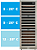 Adega 60 cm, de piso e de embutir, p/ 141 garrafas, abertura p/ esquerda, 3 zonas de temp., puxador em inox escovado, Tecno Professional -220V - Imagem 6