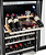 Adega de vinhos e espumantes Tecno Professional, Abertura para Direita , 425 Litros, 151 garrafas 750 ml Bordeaux, Dual Zone de embutir -220V - Imagem 13
