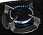 Cooktop  á gás Rota 151 cm, 5 queimadores profissionais a gás em alumínio pyral, design angular, com queimador triplo de 3.500 W, Tecno - 220V - Imagem 6