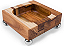 Organizador Lavanda P de Madeira Teca ARZ Home Design - Imagem 3