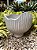Vaso para Flores Forma Orgânica Off white acabamento Fosco 24,3 x 20,8 x 24,3 cm - Imagem 2
