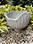 Vaso para Flores Forma Orgânica Off white acabamento Fosco 24,3 x 20,8 x 24,3 cm - Imagem 1