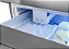 Refrigerador 76 cm, de piso e de embutir, Refrigerador bottom freezer, com 445 litros, ice maker, puxadores em inox escovado,  Tecno Professional-220V - Imagem 8