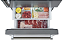 Refrigerador bottom freezer de embutir em inox com 76 cm, para 445 l, 220 V, abertura de porta para a direita - Imagem 4