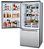 Refrigerador 76 cm, de piso e de embutir, Refrigerador bottom freezer, com 445 litros, ice maker, puxadores em inox escovado, Tecno Professional-220V - Imagem 9