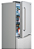 Refrigerador 76 cm, de piso e de embutir, Refrigerador bottom freezer, com 445 litros, ice maker, puxadores em inox escovado, Tecno Professional-220V - Imagem 7
