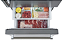 Refrigerador bottom freezer de embutir em inox com 76 cm, para 445 l, 220 V, abertura de porta para a esquerda - Imagem 4