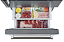 Refrigerador 152 cm, de piso e de embutir, bottom freezer, com 890 litros, 2 ice makers, puxadores em inox escovado, Tecno Professional-220V - Imagem 9