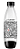 Garrafa de 1 Litro Fuse doodle Style - Sodastram Preta - Imagem 1