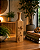 Garrafa Decorativa Bambu P em Madeira Teca – Elegância Natural para sua Decoração | Casa de Lila - Imagem 1