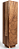 Porta Vela Neat 20 cm com vela Madeira Teca ARZ Home Design - Imagem 3