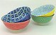 Conjunto de Bowls de Porcelana Alto Relevo - 12 x 6 cm - 4 peças - Imagem 4