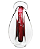 Imagem Nossa Senhora mini de cristal São Marcos rosa intense 17 cm - Imagem 3