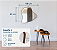 Espelho Puzzle Cristal com Moldura Laminada Mogno Artimage | Casa de Lila - Imagem 5