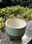 Cachepô Vaso Decorativo Planta Cerâmica 15x16x16cm Verde - Imagem 2