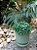 Vaso Planta Cachepô  Decorativo de Cerâmica 13x14 Verde - Imagem 1