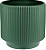 Cachepô Redondo  Decorativo Cerâmica 12x13x13cm Verde - Imagem 3