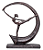Escultura Mulher Dance Moon 34cm - Imagem 4