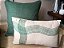 Almofada Linho Bege aplique Rami  Verde 35 x 52 cm - Imagem 3