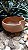 Vaso Ceramica Mocha Mousse Acabamento Fosco - 30x16 - Imagem 1
