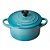 Mini Cocotte Azul Caribe de Cerâmica - Lê Creuset - Imagem 3