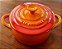Mini Cocotte Laranja de Cerâmica - Lê Creuset - Imagem 1