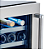 Adega Tecno Professional TR08AVDA 38 cm, de piso e embutir, 23 garrafas, abertura à esquerda, 2 zonas, inox escovado 220V – Casa de Lila - Imagem 7