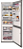 Refrigerador de embutir e de piso , bottom freezer e all refrigerator, 704 litros, abertura freezer reversível e refrigerador à direita, puxadores em aço inox escovado, Tecno Professional - 220V - Imagem 5