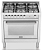 Fogão Tecno Professional 90 cm, 5 Queimadores a Gás e Forno a Gás Ventilado com Grill Infravermelho - Casa de Lila - Imagem 10