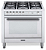 Fogão Tecno Professional 90 cm, 5 Queimadores a Gás e Forno a Gás Ventilado com Grill Infravermelho - Casa de Lila - Imagem 1