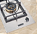 Cooktop Domino Tecno Professional 30 cm,  queimador profissional Dual Flame em latão de 4.000 W - Casa de Lila - Imagem 6